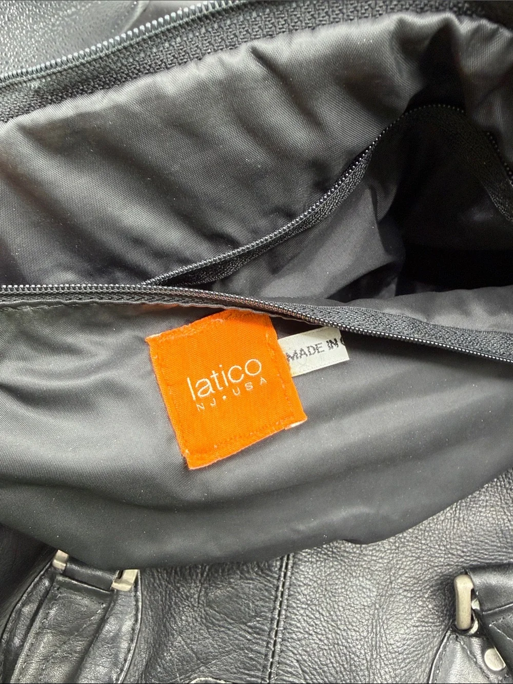 Latico Black Leather Weekender Bag - Men's Travel Duffel